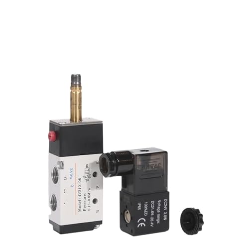 Électrovanne pneumatique 4V110-M5 et distributeur d'inversion pour vérin industriel - 3