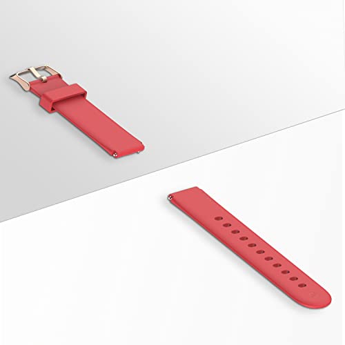 Image of Noise 22 MM Silicone Smartwatch Strap - Red - Compatible with ColorFit Ultra, ColorFit Pro 3 /Assist, ColorFit Nav /Nav+, NoiseFit Endure, NoiseFit Fusion, NoiseFit Evolve