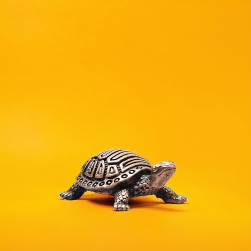 Image of Copper Tortoise Idol for Feng Shui & Vastu | Handmade Lucky Turtle Showpiece for Table Top, Home Temple, Office Desk & Spiritual Gifting (Tortoise)