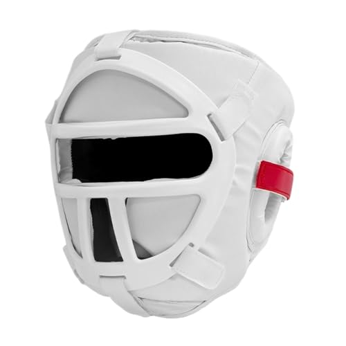 PEWETE ボクシングヘッドギア スパーリングギア 通気 快適プロテクター トレーニングヘルメット ボクシングヘルメットガード 男女兼用 空手, M