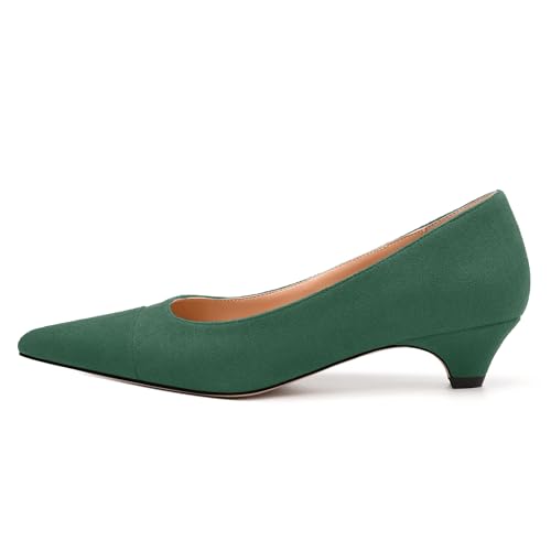 Women's Pumps, Pointed Toe Kitten Heels Shoes for Women, Fashion Classic Pointed Toe Dress Pumps Shoes2