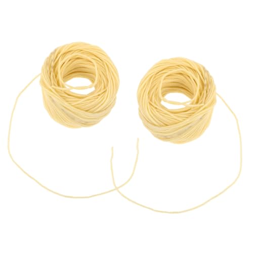 2 mechas para vela de cuerda de lino 2mm para manualidades