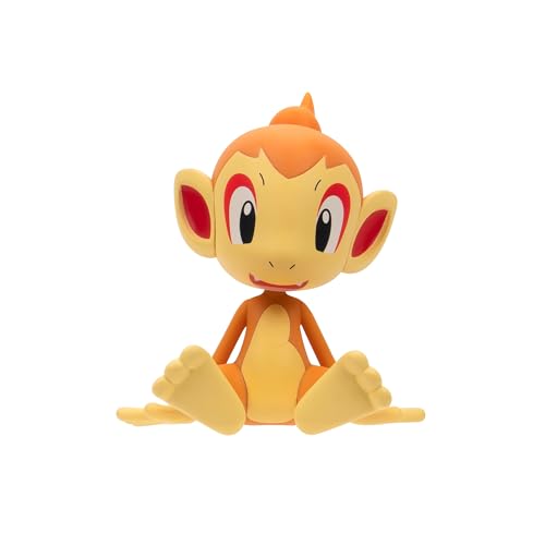 Pokémon Pokemon Select Vinyl Figure 10 cm Chimchae PKW3909 - Brown - Official Toy Figure and Collectible for Children 4+ - Image 2