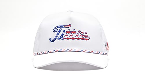 Image of Curves & Clubs Titties Golf Hat - Funny Golf Hat, Titties Hat - Funny American Hat - One-Size-Fits-All - Men's Gifts