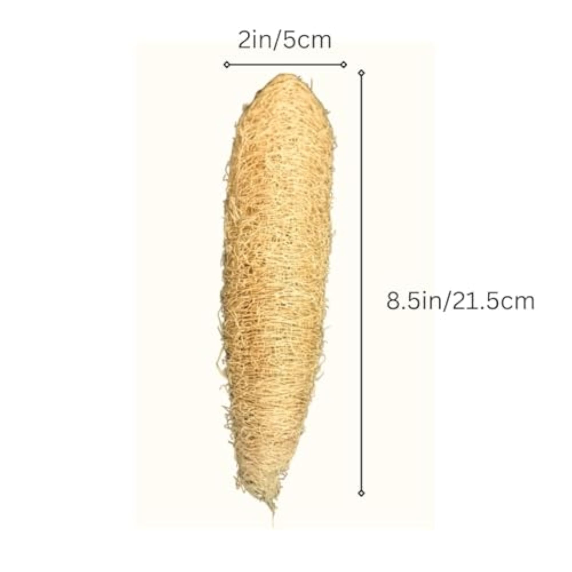Natural Loofah Bath & Body Scrubbing Sponge, Eco-Friendly