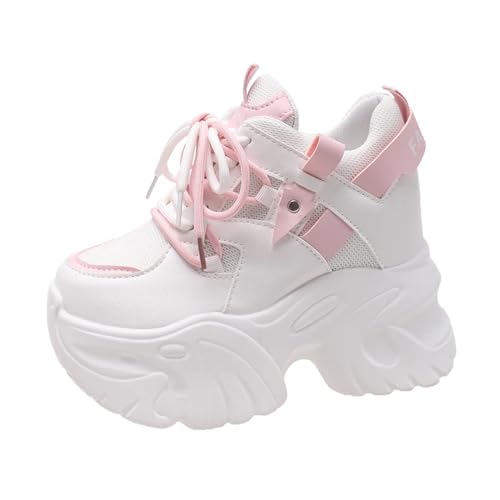 Women Platform Sneakers Ankle Boots Outdoor Casual High Top Sneakers Fashion Student Sneakers Lightweight Walking Women's Shoes