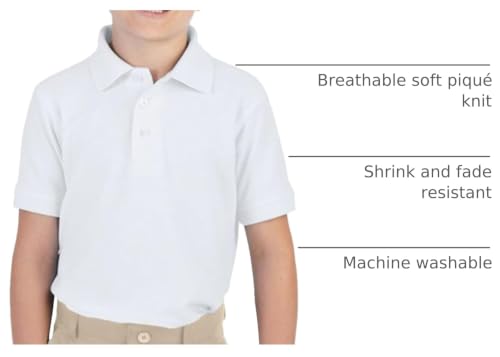 Image of French Toast Kids' Pique Polo (Standard & Husky)