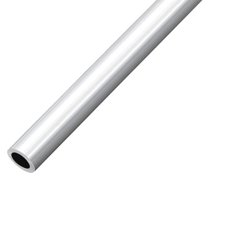 Tubo Redondo Tubo de aluminio aleación redondo 500 mm largo y diámetro exterior 5-15, interior 3-14 recto(OD 10 x ID 8mm)