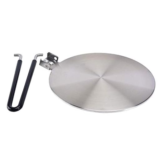 2019 Newest Heat Diffuser Stainless Steel Induction Adapter Plate Coffee Milk Cookware Induction Hob Heat Cooking Diffuser for Electric Stove 7.5inch