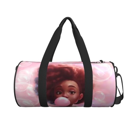 Gym bag for women Duffel Bags African American Afro Woman Sports Dance Bag Travel Luggage Bags for Men Women Weekender Sports Vacation2