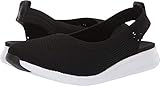 Cole Haan Women's 2.Zerogrand Stitchlite Ballet Sling Flat, Black Knit/Optic White, 6 B US