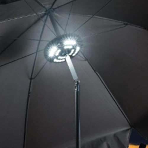 Luces de paraguas recargables para iluminar mesas exteriores sin cables 3