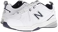 New Balance Men's 608 V5 Casual Comfort Cross Trainer, White/Navy, 7.5 X-Wide — image 8