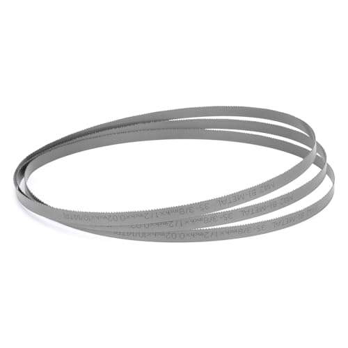 AIRTOON 35-3/8 Inch Bandsaw Blade 10/14 TPI for Milwaukee 48-39-0529 2829-20 Portable Band Saw Blade 35-3/8 x 1/2 x .020 10/14 TPI 3-Pack