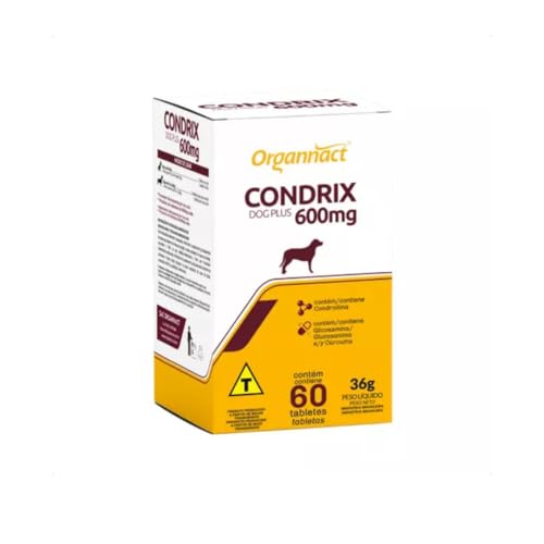 Condrix Dog Tabs 600mg Suplemento Para Cães Organnact 36g