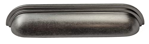 Set of 6 Cup Handles for Kitchen Cabinets Cupboard Doors & Chests of Drawers, Antique Pewter Finish - Image 4