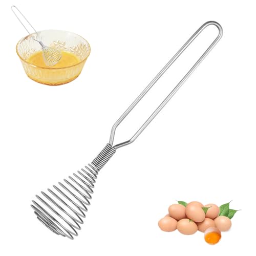 Batidor de Huevos,Batidor De Globos Manual Para Mezclar - De Mano Para Leche Cocina Reposteria Batir Mezclar Espumar Para Hogar Restaurante