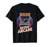 Retro Arcade Classic Cabinet 80s Gaming Aesthetic T-Shirt