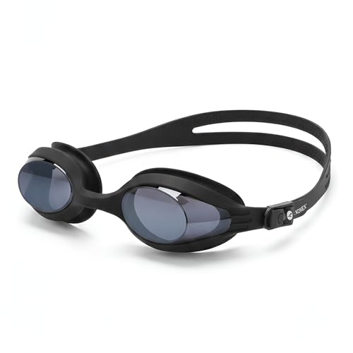 Image of KONEX Eco Swimming Goggles | Adults | Polarised UV Lens | Black
