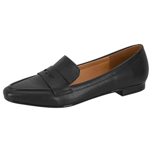 Mocassim Feminino Loafer Pelica Preto Vizzano 1351.105