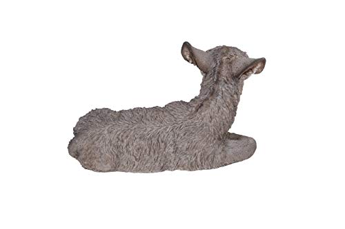 Estatua de Burro Bebé Acostado en Resina miniatura 5