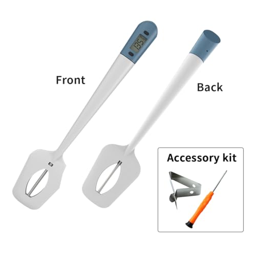 Efeng EF08 Candy Thermometer Spatula,Digital Cooking Thermometer With Pot Clip – Silicon Spatula With Meat Thermometer, Instant Read Thermometer Spatula thumb #3