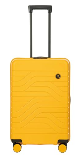 Valise Trolley Rigide B Y Bric's Ulisse Jaune 65 cm Extensible