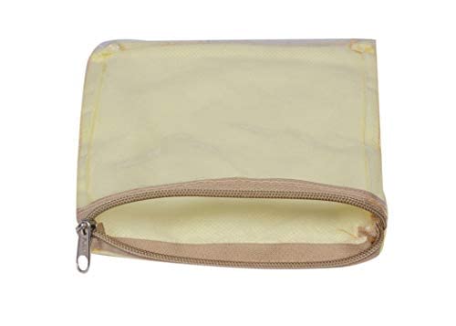 Image of Makeup Pouches Necklace Earrings Cosmetic Vanity Storage Box Jewellery Organizer Toiletry Organizer Pouch For Women Set of 10 Colour- Gold