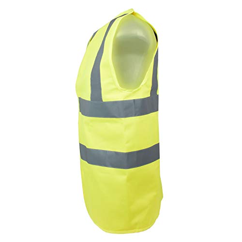 Mantrailing Warnweste Hundesport Sicherheitsweste Suchteam im Einsatz (Motiv 2) (L, Neongelb)