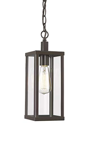 redeast Outdoor Pendant Lights, Exterior Pendant Hanging Lighting, Exterior Pendant Lights, Porch Pendant Lighting Fixture in Oil Rubbed Brown Finish - Image 3