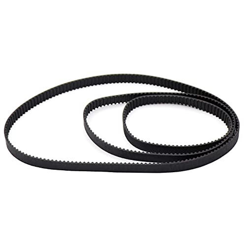 Lysee 3D Printer Parts & Accessories - 5pcs 3D Printer Parts 2GT 6mm GT2 Closed Loop Timing Belt Rubber for 150 158 200 280 mm Synchronous Belts Part - (Size: GT2-280mm (5pcs))