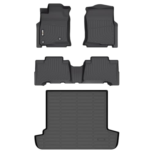 AIPOIL® Floor Mats & Cargo Liner Set for 2003-2009 Toyota 4Runner 5 Seats All Weather Protection...