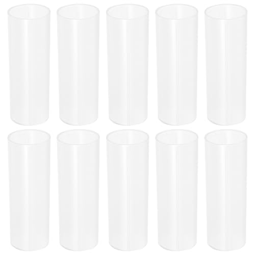 SEWACC 10 piezas Funda Batería Tubo Plástico Aislante Resistente al Calor Protector y Soporte Seguro para Pilas Funda Termoretráctil para Baterías Cilíndricas Práctico y Duradero