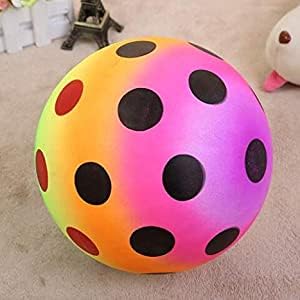 eSwaraa Beach Ball Swimming/Soccer/Soft Volleyball for Kids Game Rainbow Balls Kids Pool Party Toys Water Fun Play Indoor Outdoor (Including Ball with Pin) (Multicolor & Multi Design) (4)