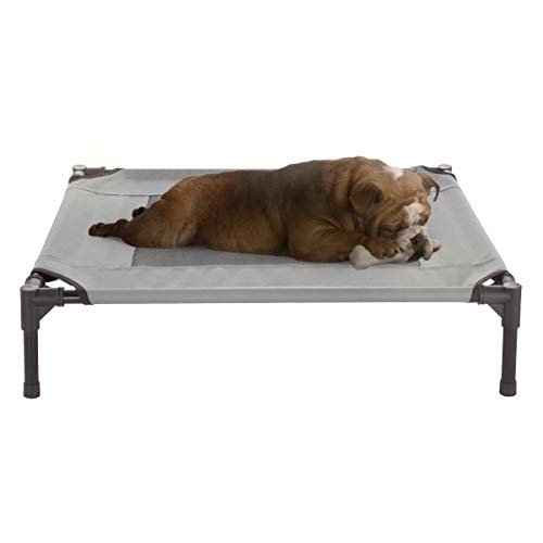 Petmaker 80-PET6084GY Elevated Dog Bed - 30X24-Inch Portable Pet Bed With Non-Slip Feet - Indoor/Outdoor Dog Bed Or Puppy Cot For Pets Up To 50Lbs By Petmaker  thumb #6