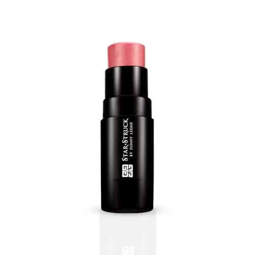 STARSTRUCK BY SUNNY LEONE Blush Stick for Women - Rosy Baby | Blusher | Highlighter | Blush Stick for Cheeks Matte Finish | Waterproof and Long Lasting Blusher, Face Makeup