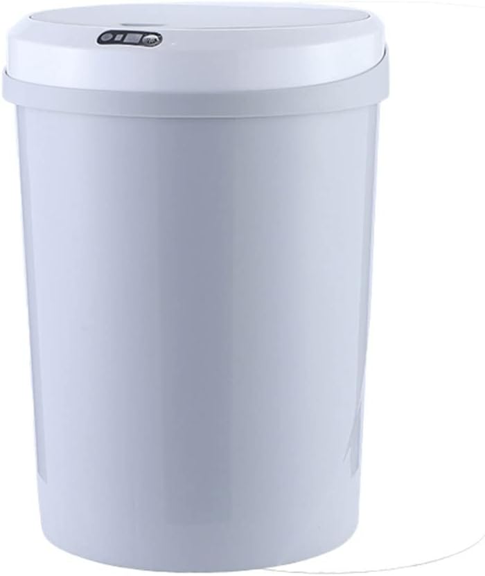 Garbage Can Trash Can Bin Smart Sensor Trash Can Electronic Automatic Household Bathroom Toilet Waterproof Narrow Seam Storage Bucket Smart Home Trash Bin Trash Bin Waste Bin Waste Basket ( Color : Bl