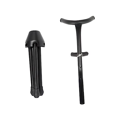 Sosoport Alto Saxophone Stand Durable Sax Storage Rack with Sponge Protection for Studio and Exhibition Display Portable and Practical Saxophone Holder present for Musicians