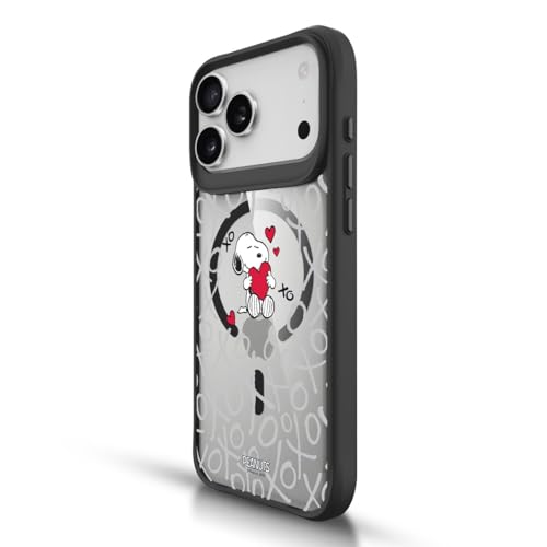 Coque Peanuts Snoopy pour iPhone 15 Pro protégeant des chutes avec MagSafe