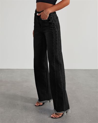 Seraphae Sweatpant Jeans Women, Sweatpants That Look Like Jeans, Comfort Boyfriend Jeans, High Waisted with Pockets3