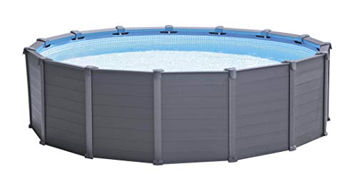 Intex Schwimmbad Ø 478 x 124 cm Gestellbecken Set Graphit – Bild 3