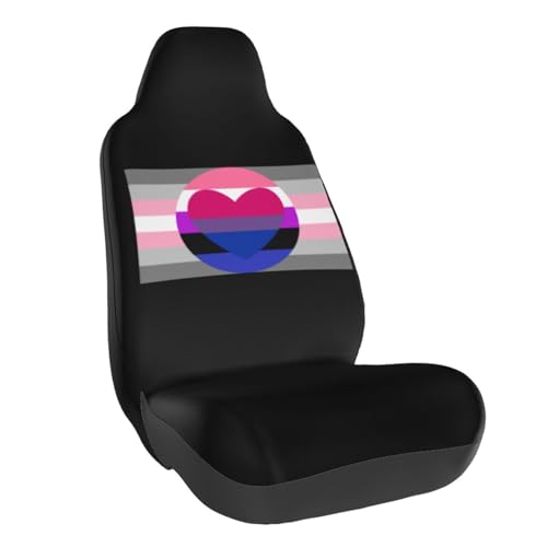 SwpWab Demigirl Genderfluid Bisexual Pride Flag Ultimate Comfort Upgrade Car Chair Cover Drive Style Comfort