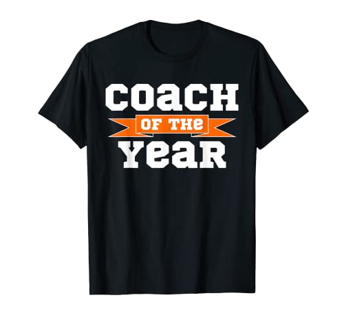 Reconocimiento de fin de temporada del equipo deportivo entrenador del año Camiseta