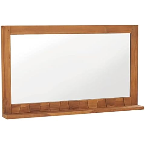 vidaXL Espejo de Pared con Estante Dormitorio Hogar Cover