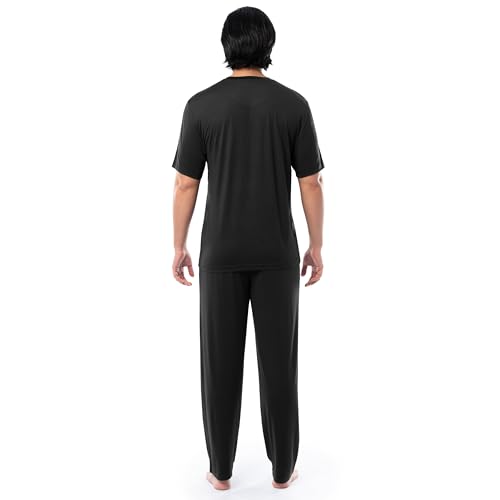 Fruit of the Loom Men's Stretch Mesh Jersey Top and Pant Sleep Pajama Set2