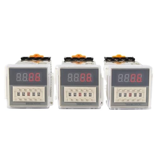Commutateur de relais DH48S-2Z avec minuterie numerique programmable LED AC 110V