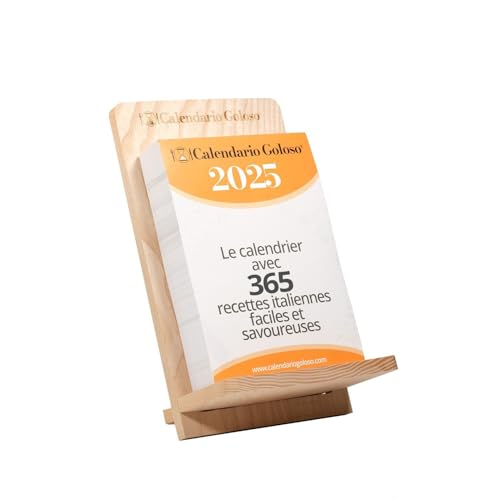 Livre de recettes avec support GOLOSO pour cuisiner italien chaque jour