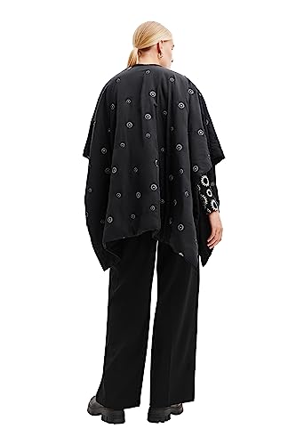 Poncho mini Atre Elbrus Desigual estilo sin rigidez para mujer 2