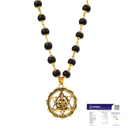 Image of Astrotalk Karungali Malai with Hanuman Kavach Pendant | Karungali Mala Original 54 Beads | Blessings of Lord Hanuman & Murugan | Divine Mala for Protection & Strength | Gift for Man & Woman