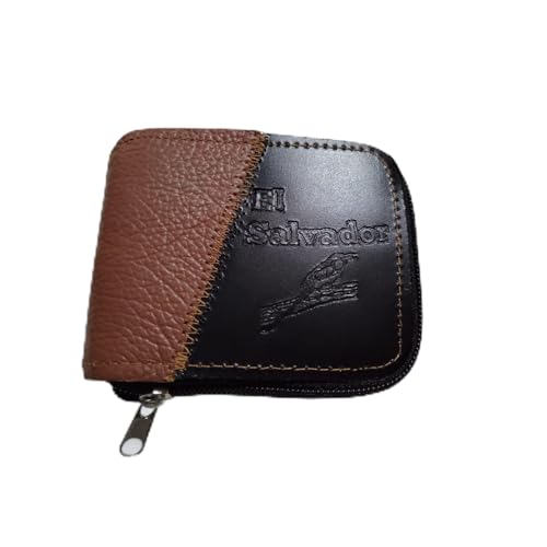 Billeteras hecha a mano con zipper para hombre